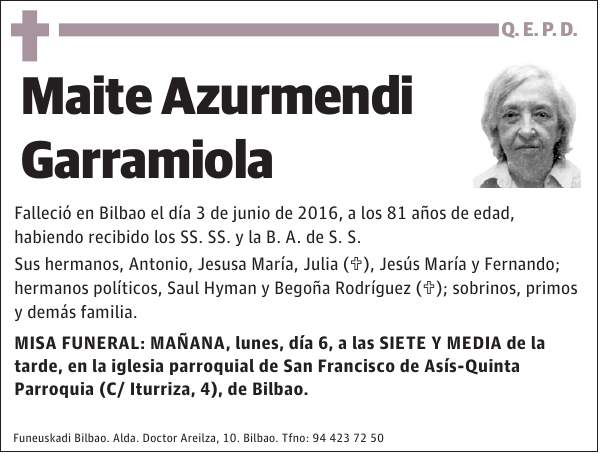 Maite Azurmendi Garramiola