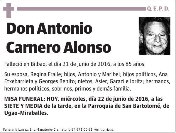 Antonio Carnero Alonso