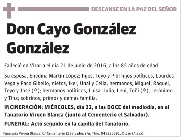 Cayo González González