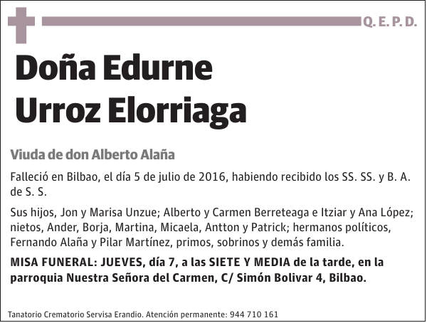 Edurne Urroz Elorriaga