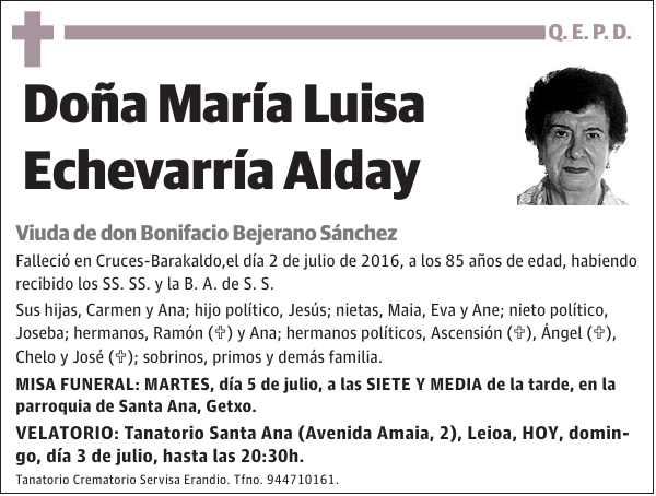 María Luisa Echevarría Alday