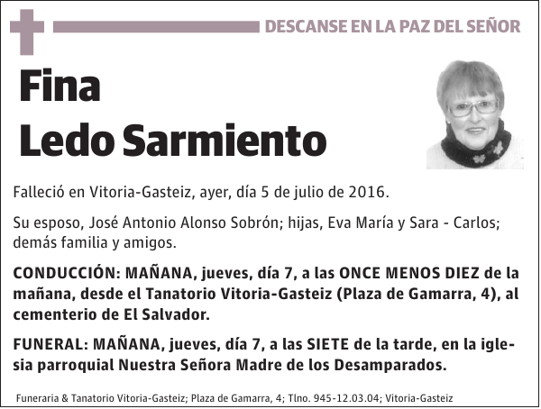 Fina Ledo Sarmiento