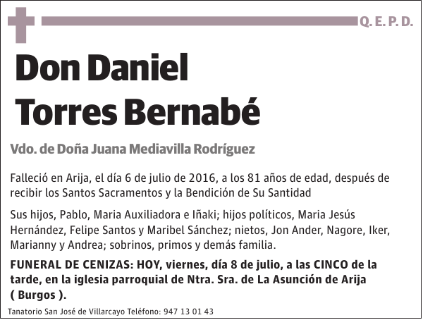 Daniel Torres Bernabé