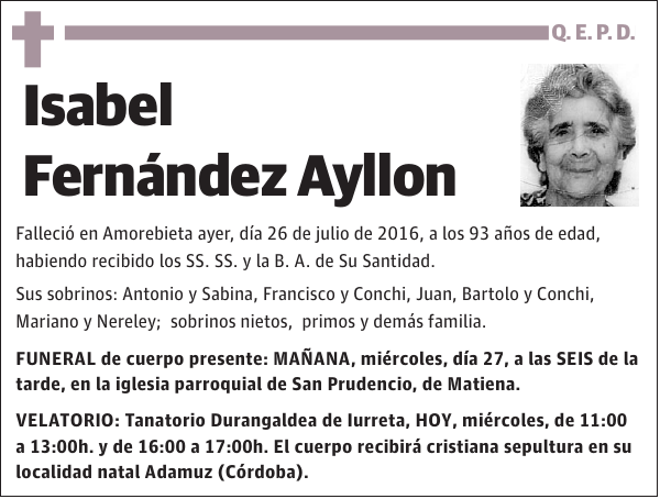 Isabel Fernández Ayllon
