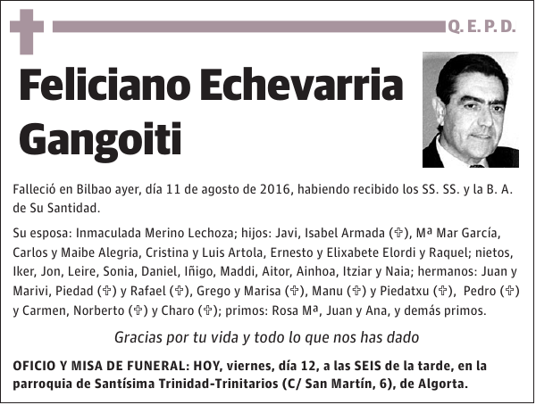 Feliciano Echevarria Gangoiti
