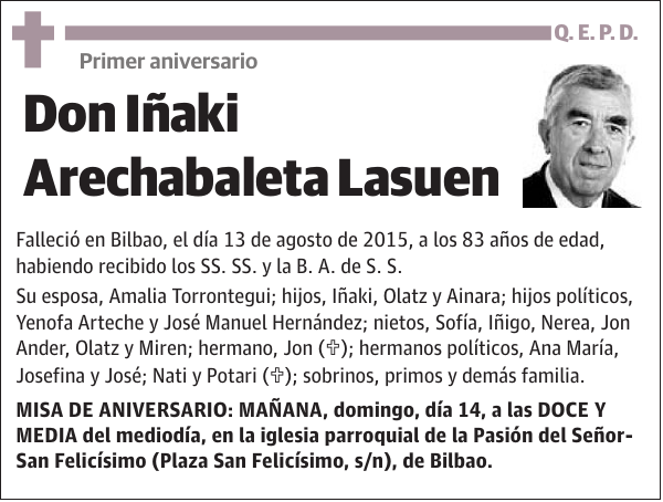 Iñaki Arechabaleta Lasuen
