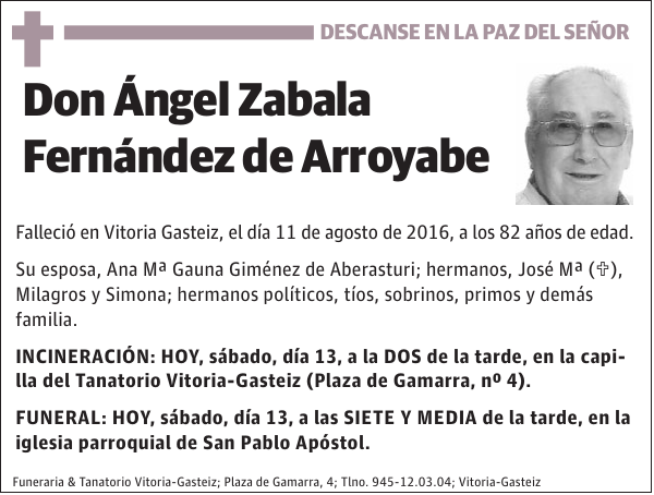 Ángel Zabala Fernández de Arroyabe