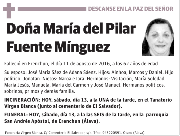 María del Pilar Fuente Mínguez