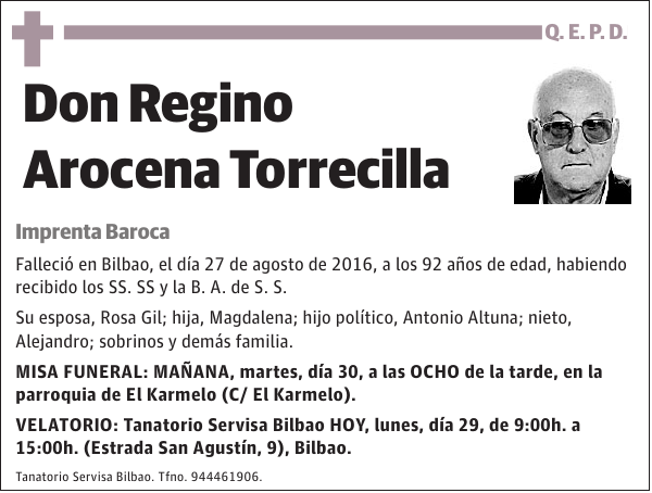 Regino Arocena Torrecilla