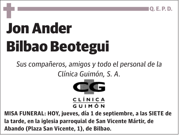 Jon Ander Bilbao Beotegui