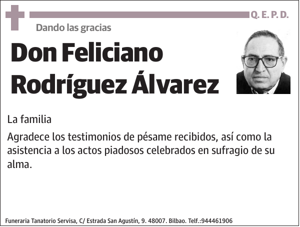 Feliciano Rodríguez Álvarez