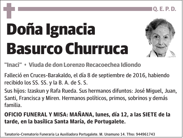 Ignacia Basurco Churruca