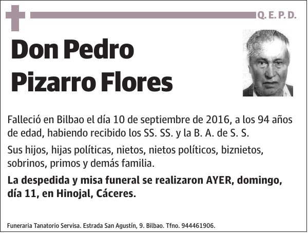 Pedro Pizarro Flores