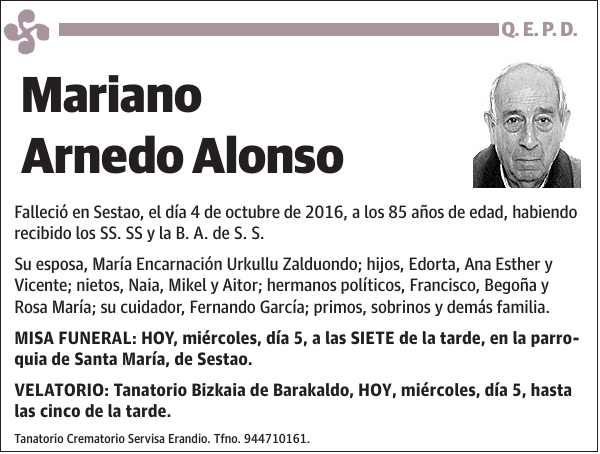 Mariano Arnedo Alonso