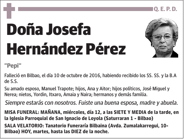 Josefa Hernández Pérez