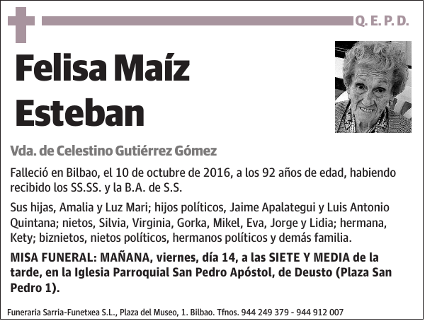 Felisa Maíz Esteban