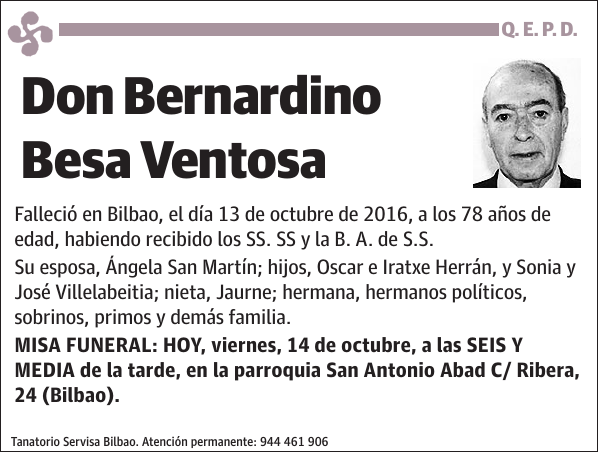 Bernardino Besa Ventosa