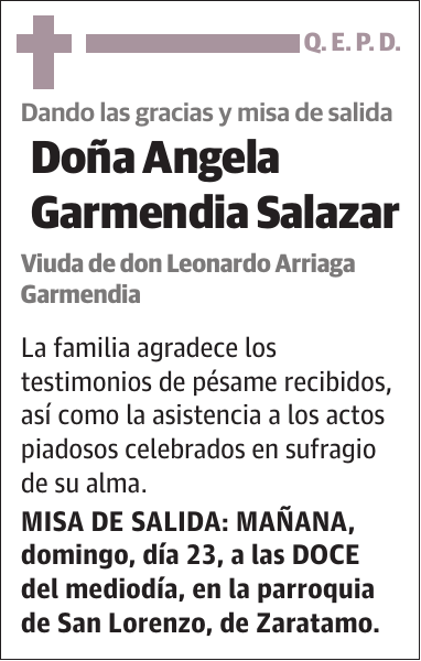 Angela Garmendia Salazar