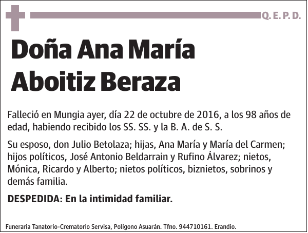 Ana María Aboitiz Beraza