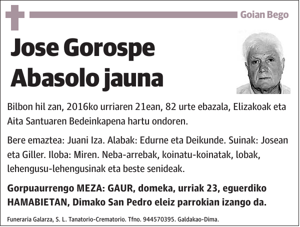 Jose Gorospe Abasolo