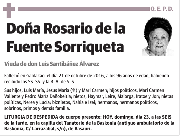 Rosario de la Fuente Sorriqueta