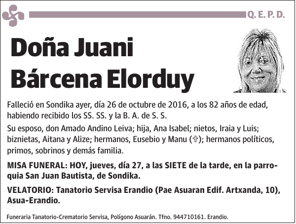 Juani Bárcena Elorduy