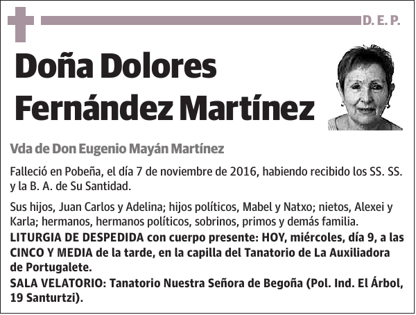 Dolores Fernández Martínez