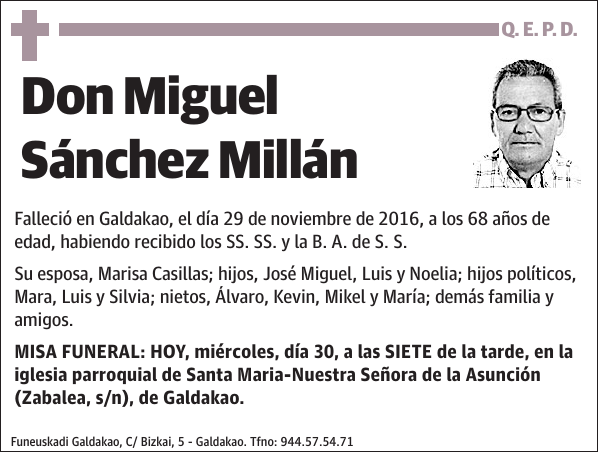 Miguel Sánchez Millán