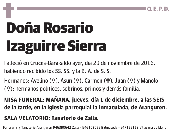 Rosario Izaguirre Sierra