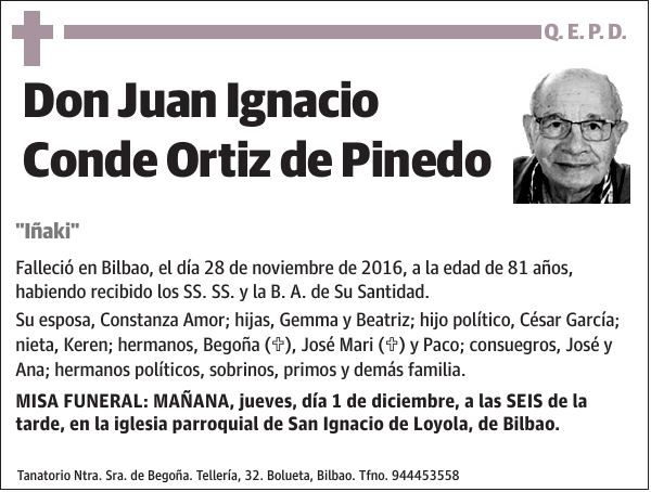 Juan Ignacio Conde Ortiz de Pinedo