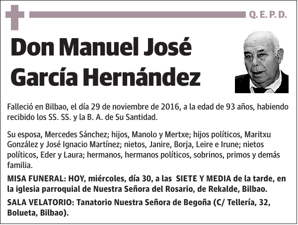 Manuel José García Hernández