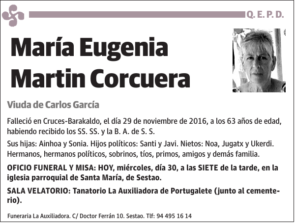 María Eugenia Martin Corcuera