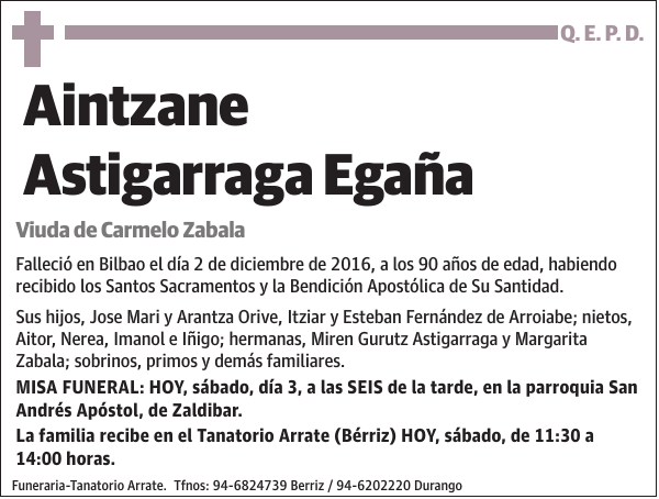 Aintzane Astigarraga Egaña