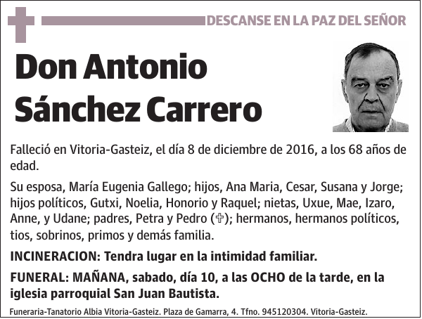 Antonio Sánchez Carrero