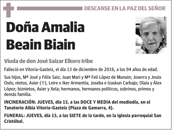 Amalia Beain Biain