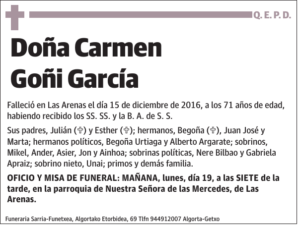 Carmen Goñi García
