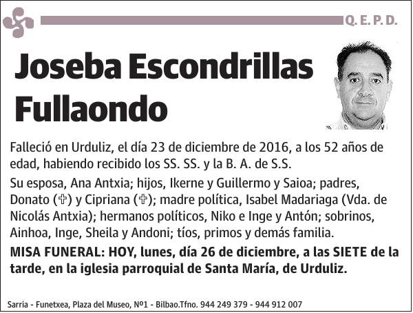 Joseba Escondrillas Fullaondo