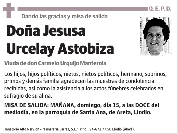 Jesusa Urcelay Astobiza