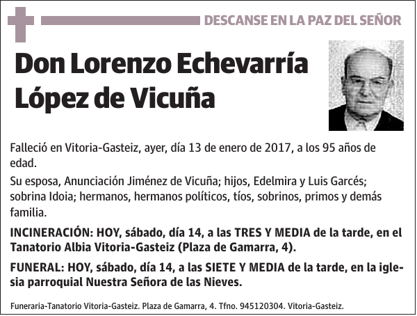 Lorenzo Echevarría López de Vicuña