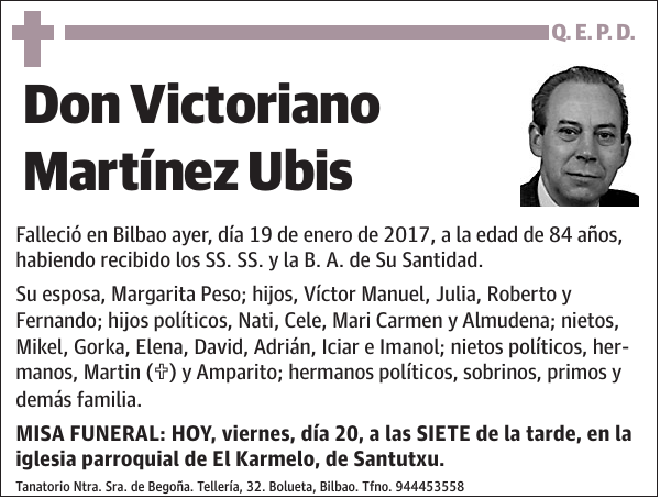 Victoriano Martínez Ubis