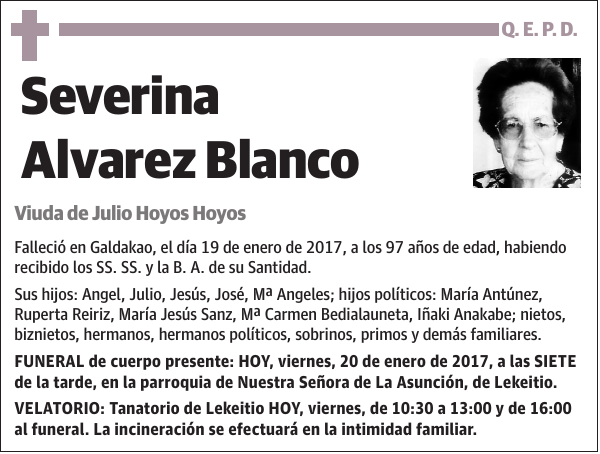 Severina Alvarez Blanco