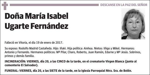 María Isabel Ugarte Fernández