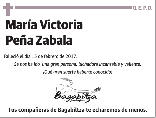 María Victoria Peña Zabala