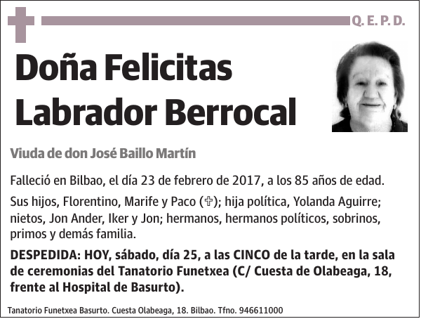 Felicitas Labrador Berrocal