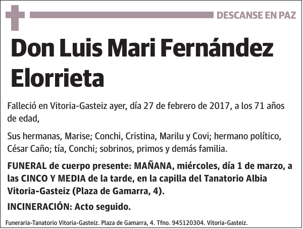 Luis Mari Fernández Elorrieta