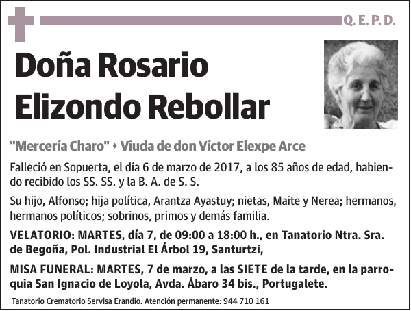 Rosario Elizondo Rebollar