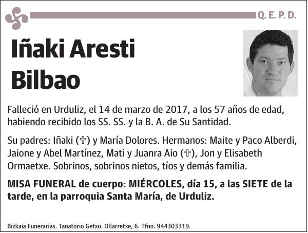 Iñaki Aresti Bilbao