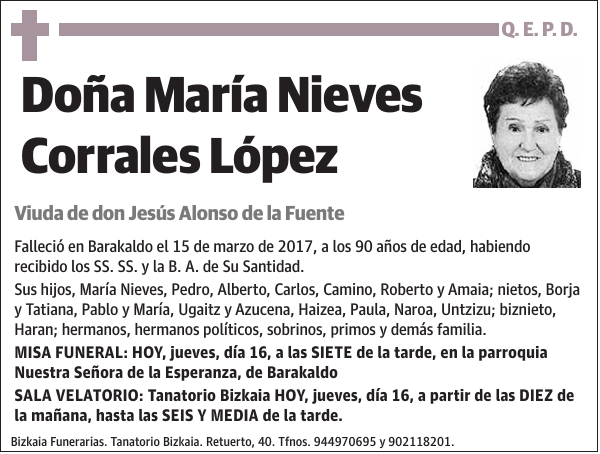 María Nieves Corrales López