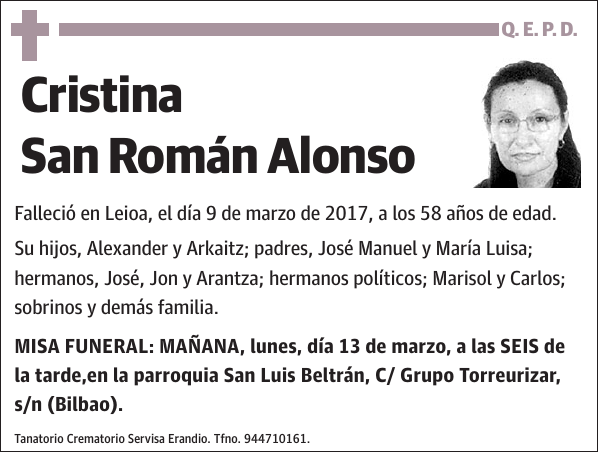 Cristina San Román Alonso