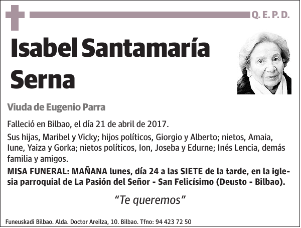 Isabel Santamaría Serna